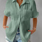 🔥Hot Sale - 49% OFF🔥Collar Casual Buttoned Loose Blouse