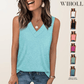 💖LAST DAY SALE: ￡13.99!!🏆Flash Sale🔥Women's Sleeveless V-Neck Slimming Loose Fit Casual Tank Top🎽