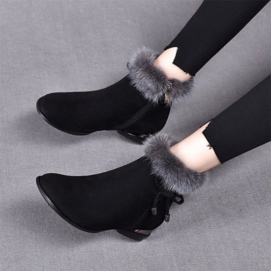 ❄️Winter Specials❄️Fashionable Warm Thick And Non-slip Ankle Boots For Women