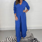 💃Spring Sale ⏳Two Piece Casual Long Top and Casual Trousers😍
