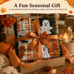 ⏳LAST DAY SALE 50%🎃Halloween Patchwork Flannel Blanket