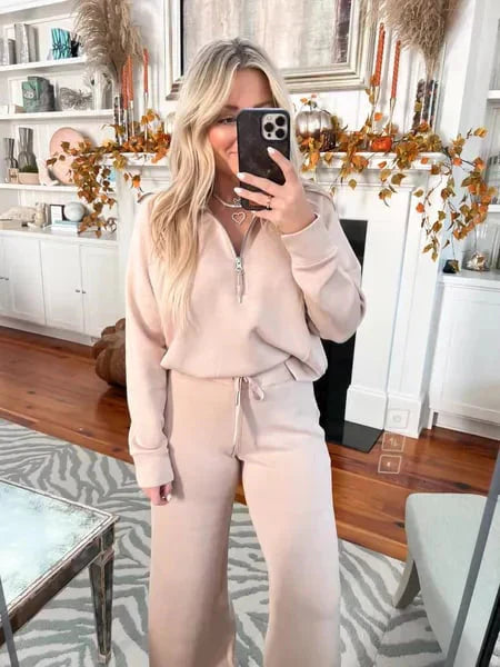 💝LAST DAY PROMOTION 49% OFF!!🎀Women's 2 Piece Casual Outfits Sweatsuit Set
