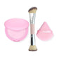 【💥Final 3-hour Preferential Deal 💥】Buy 2 get 1 free💗Pressed Pink Powder with Brush and Triangle Puff💗