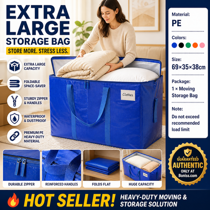 🔥Seasonal Sale 50%OFF🔥Extra Large Heavy Duty Foldable Moving Bags