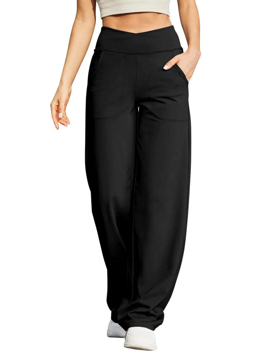 🍂🎁Autumn Hot Sale-49% Off🩷Plus Size Minimalist Baggy Stretch Casual High Rise Straight Leg Pants