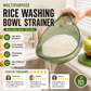 🍚 Wash Rice Without Losing a Grain – Fine Mesh Colander Bowl with Handle. UK Stock
