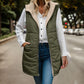 🎅⏰Christmas Pre-Sale sale 49% OFF🔥Great Gift! Women's Fall Reversible Vest Sleeveless Faux Fleece Jacket