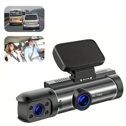 🏆Hot Sale⚡ 170° Wide-Angle Dash Cam with Dual Lens – 1080P HD, Night Vision & 24-Hour Parking Monitoring (Drive Safer, Save Every Moment!)