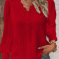 🎁2026 New Year Hot Sale🎁Women's Long Sleeve V-Neck Lace Loose Shirt