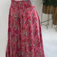 Lightweight trousers with ethnic print, elastic waist