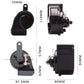 🔥🔥DESIGNED FOR LOUDNESS & DUAL HONKS-Car motorcycle snail horn