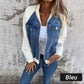 Summer Sale New Products 49% off🍃🔥New fashionable creative denim splicing jacket for women