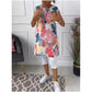 🔥 50% OFF 👗 Butterfly Print Knee-Length Dress – Whimsical Breeze, All-Day Ease ✨