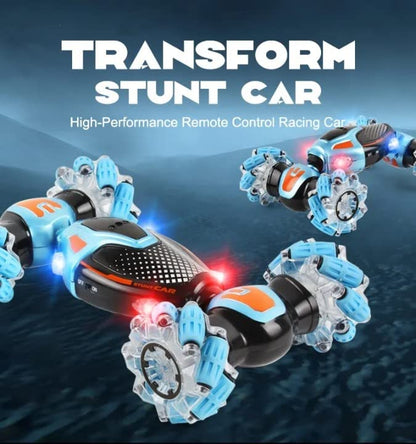 🚗🎮 Gesture Control RC Stunt Car – Dual Mode with 360° Spins & LED Lights