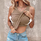 🔥💐SPRING DAY SALE⚡50K+ SOLD!💖Ribbed Stretchy Tank Top with Shelf Bra