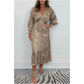 HOT SALE - 49% OFF🥰🥰V-Neck Long Sleeve Midi Dress