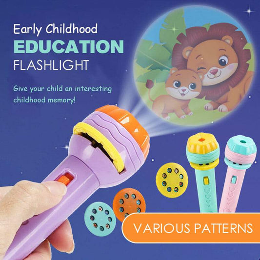🥳2026 HOT SALE🥳💞50K+ SOLD!🧸🔦 50% OFF! Children‘s Projection Torch – 80 patterns, optical play. Soft light protects eyes. Perfect for bedtime stories & curious minds. 🌙💤