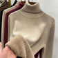 Winter fleece thick knitted bottoming shirt
