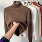 Winter fleece thick knitted bottoming shirt