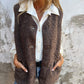 ✨HOT SALE 49% - Women's Fall Button Down Short Warm Vest