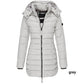 Winter women's mid-length padded jacket warm solid color hooded jacket【FREE SHIPPING】