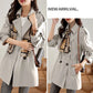 🌸Limited time special offer🎁Women's Slimming Mid-Length Lapel Trench Coat