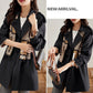 🌸Limited time special offer🎁Women's Slimming Mid-Length Lapel Trench Coat