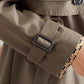 🌸Limited time special offer🎁Women's Slimming Mid-Length Lapel Trench Coat
