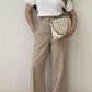 Women's 2 Piece Set: Elegant Stand Collar Jacket and Pants