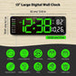 🕐 50% OFF NOW! 📟 Digital clock with temperature, date & automatic daylight saving time – large 16" display, remote control & automatic brightness – perfect for the home 🏠