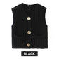 ✨HOT SALE 49% - Women’s Chunky Knit Button-Down Sweater Vest