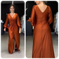 ✨Women's Glossy Flowy Solid Color Floor-Length Dress