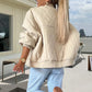 🎁Hot Sale 49% Off🔥Solid Color Loose Thick Warm Bomber Jacket