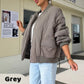 🎁Hot Sale 49% Off🔥Solid Color Loose Thick Warm Bomber Jacket