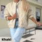 🎁Hot Sale 49% Off🔥Solid Color Loose Thick Warm Bomber Jacket