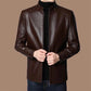 ❄️Winter Specials❄️ Men’s Warm Plush Lining Leather Jacket