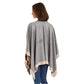 ✨New Arrival✨Women's Elegant Color Block Poncho Wrap for Fall & Winter