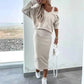 🌹2025 New Arrive -49% OFF💃Women's 2-Piece Set Sleeveless Dress & Loose V-Neck Pullover