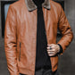 France imported 2024 new velvet thickened fur jacket for middle-aged and elderly men