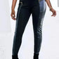 🏆FAUX LEATHER PANTS WITH CONTRASTING TRIM AND ZIPPER