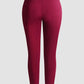 🏆FAUX LEATHER PANTS WITH CONTRASTING TRIM AND ZIPPER