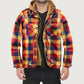 ⏳Limited-time special price £29.99⏰ Quilted lined plaid jacket with hood for men