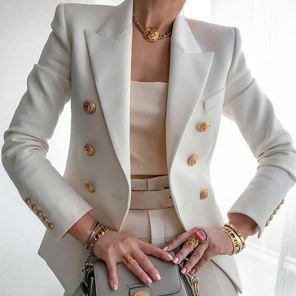 Women’s Stylish and Comfortable Solid Color Blazer