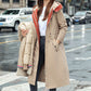 🎁Early Black Friday Sale🎁Women's Winter Coat with Hood and Fur Collar, Casual Parka⛄