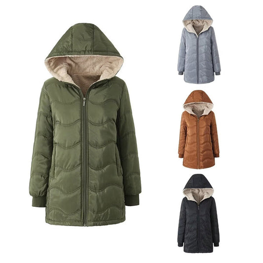 🧥Women's Warm Warm Zipper Hooded Jackets❄️🍁