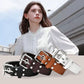 Women's Punk-style Pin-buckle Leather Belt