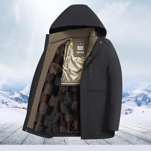 🧥Last day of the big sale £29.99🔥🔥Men’s Winter Thermal Thick Hooded Parka Coat