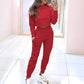 Women's High Collar Sweatshirt and Pants with Cuffs 2 Piece Set📣Free Shipping
