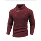 🔥LAST DAY SALE 49% OFF🔥 Men’s Textured Stand Collar Pullover Sweater
