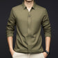Men's Long - Sleeve Business Pullover Shirt